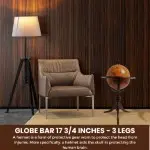 NG003 Globe bar 17 3/4 inches - 3 legs 